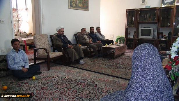 دیدارمسئولین آموزشکده کشاورزی رضوان با خانواده شهید دفاع مقدس مهدی اسدی 3